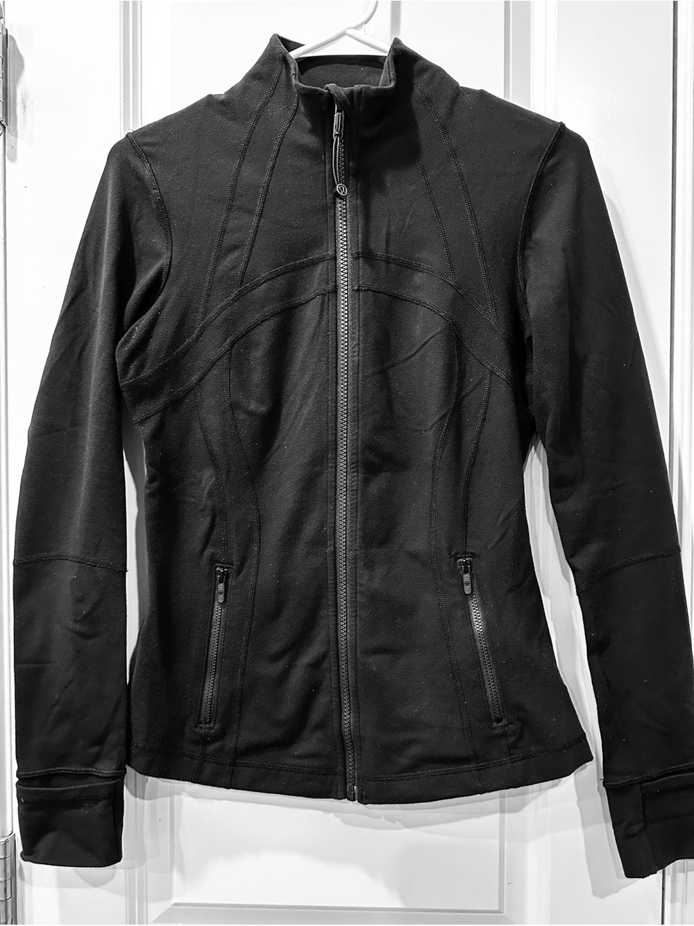 Lululemon Black “Define” Zip-Front Jacket, Size 6